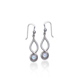 Infinity Cabochon Earrings TE1026 - Jewelry
