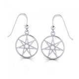 Fairy The Star Silver Dangle Earrings TE1029 - Jewelry