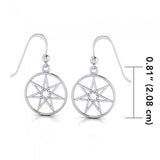 Fairy The Star Silver Dangle Earrings TE1029 - Jewelry