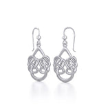 Celtic Knotwork Silver Earrings TE106 - Jewelry