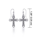 Medieval Cross Earrings TE1083 - Jewelry