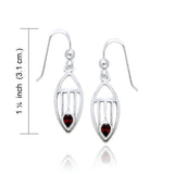 Art Deco Silver Earrings TE1094 - Jewelry