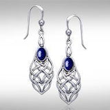 Celtic Knotwork Silver Earrings TE113 - Jewelry
