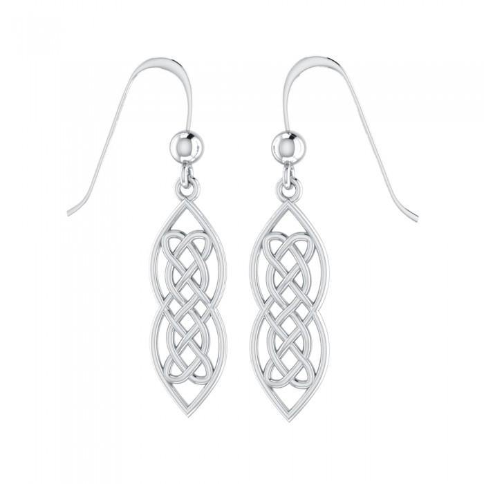 Celtic Hearts Entwined Earrings TE121 - Jewelry