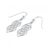 Celtic Hearts Entwined Earrings TE121 - Jewelry