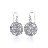 Celtic Knotwork Silver Earrings TE129 - Jewelry