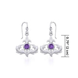 Scottish Thistle Earrings TE2027 - Jewelry