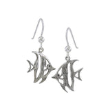 Angelfish Sterling Silver Hook Earring TE204