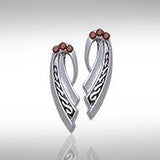 Celtic Knotwork Silver Earrings TE2135 - Jewelry