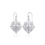 Celtic Knotwork Sterling Silver Earrings TE2139