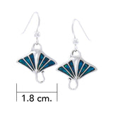 Manta Ray Sterling Silver Hook Earring TE2500 - Jewelry