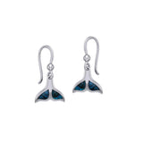 Whale Tail Sterling Silver Earrings TE2501