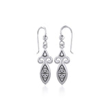 Celtic Sterling Silver Earrings TE2570