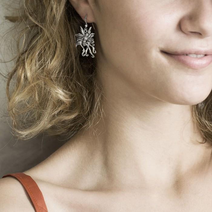 Vines Fairy Silver Earrings TE2664 - Jewelry