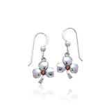 Silver Shamrock Clovers Earrings TE2809 - Jewelry