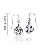 Celtic Knotwork Silver Earrings TE2865 - Jewelry