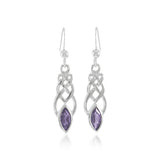 Celtic Knotwork Silver Earrings TE2866