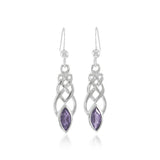 Celtic Knotwork Silver Earrings TE2866 - Jewelry