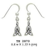Celtic Knotwork Silver Earrings TE2870
