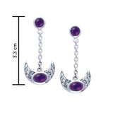 Blue Moon Silver Earrings TE2910