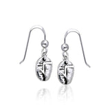 Square Root Coffee Bean Earrings TE608