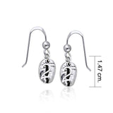 Coffee Bean Earrings TE647 - Jewelry