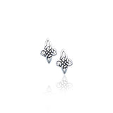 Celtic Knotwork Silver Earrings TE688 - Jewelry