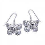 Butterfly Sterling Silver Earrings TE770