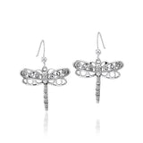 Dragonfly Sterling Silver Earrings TE809