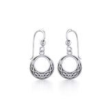 Celtic Knotwork Silver Earrings TE815 - Jewelry