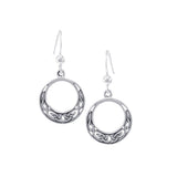 Celtic Knotwork Silver Earrings TE852 - Jewelry