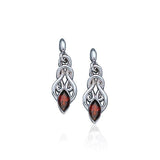Celtic Knotwork Silver Earrings TE861 - Jewelry
