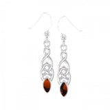 Celtic Knotwork Silver Earrings TE862 - Jewelry