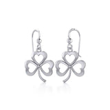 Shamrock Sterling Silver Earrings TE868