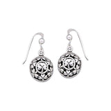 Celtic Shamrock Silver Earrings TE890 - Jewelry