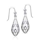 Art Deco Sterling Silver Earrings TE946