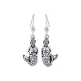 Mermaid Sterling Silver Earrings TE969