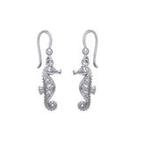 Celtic Knots Seahorse Silver Earrings TER033