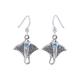 Celtic Manta Ray Earrings TER037 - Jewelry