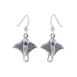 Celtic Manta Ray Earrings TER037 - Jewelry