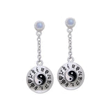 Chinese Astrology Yin Yang Earrings TER074 - Jewelry