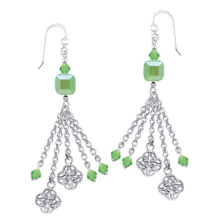 Celtic Knotwork Silver Earrings TER102 - Jewelry