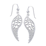 Feel the Angel’s Gentle Wings ~ Sterling Silver Jewelry Dangling Earrings TER1131 - Jewelry