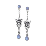 Celtic Knotwork Silver Earrings TER114 - Jewelry