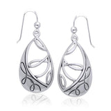 Organic Springtime Silver Earrings TER1169 - Jewelry