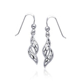 Spring Leaf Silver Earrings TER1174 - Jewelry