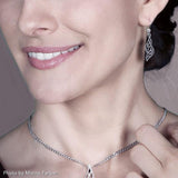 Spring Leaf Silver Earrings TER1174 - Jewelry