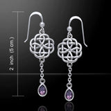 Celtic Knotwork Silver Earrings TER122 - Jewelry