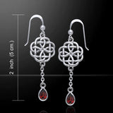 Celtic Knotwork Silver Earrings TER122 - Jewelry