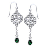 Celtic Knotwork Silver Earrings TER122 - Jewelry